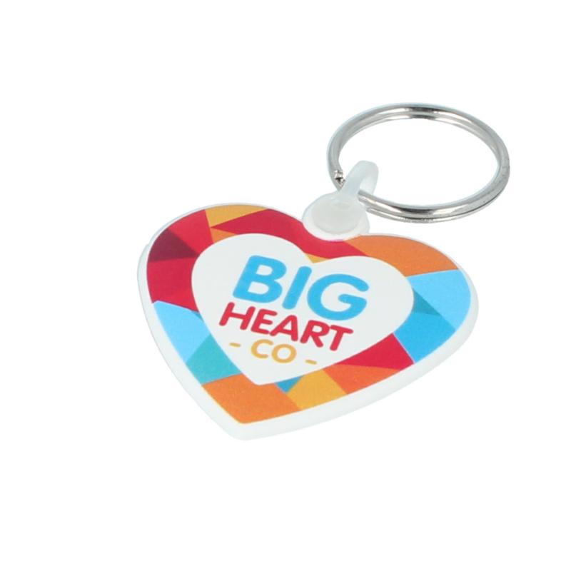 Image of Recycled Heart Shape Keyring